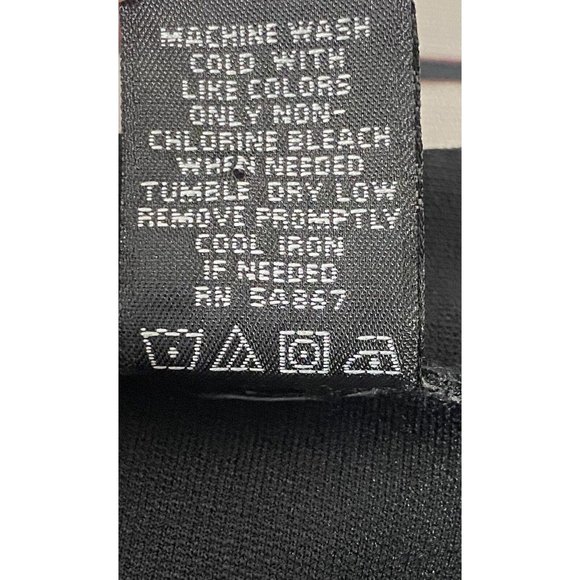 Express Skirt Womens Sz 5/6 Black White Contrast Stitching Straight Lined Slit - Picture 12 of 12